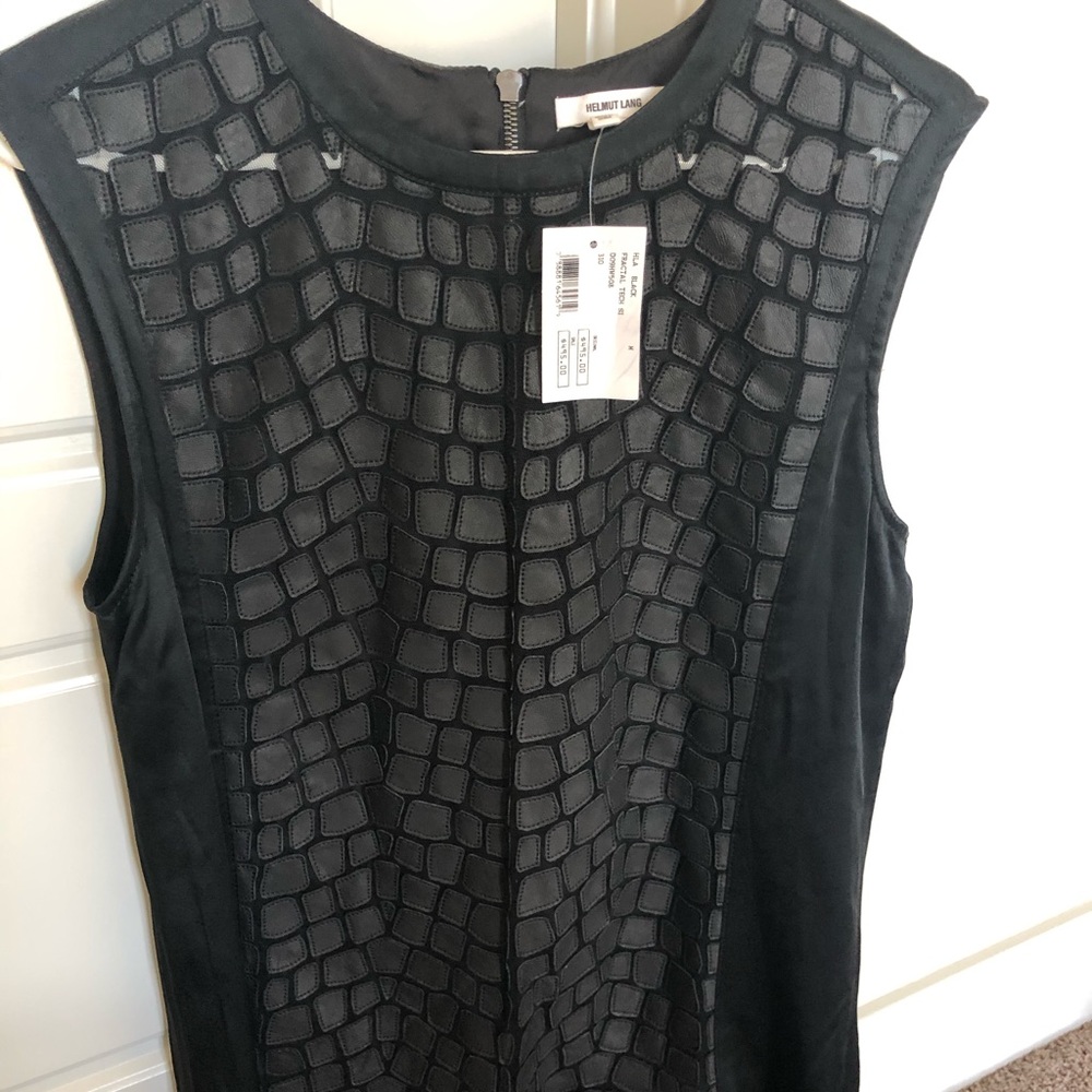 Helmut Lang fractal sleeveless top